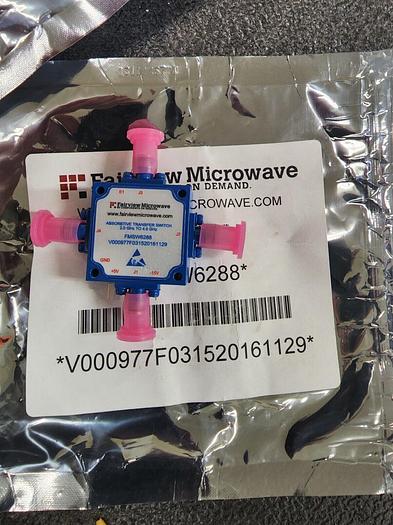 Fairview Microwave FMSW6288 2-4GHz 4 Position Pin Diode Switch NEW!!