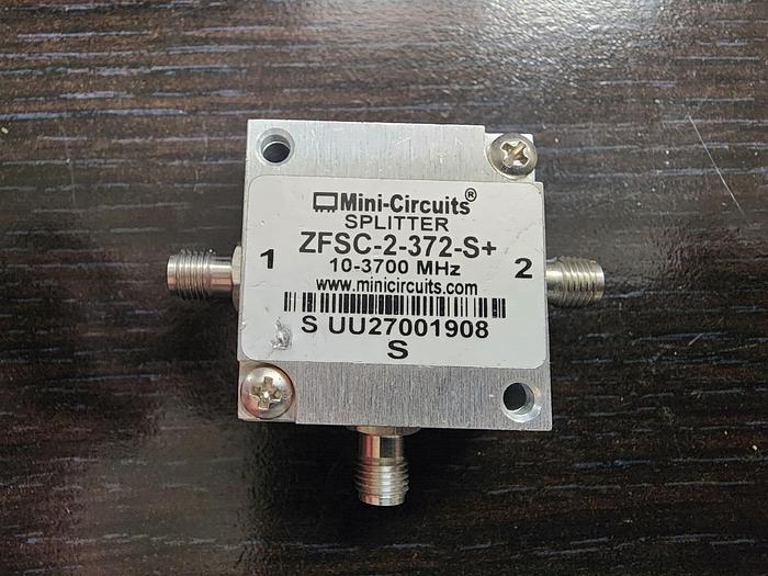 Used Mini-Circuits ZFSC-2-372-S+ 10-3700MHz SMA Power Splitter