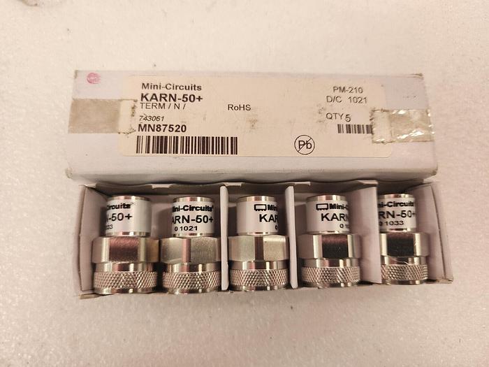 Mini-Circuits KARN50+ Termination Set of 5 NEW!
