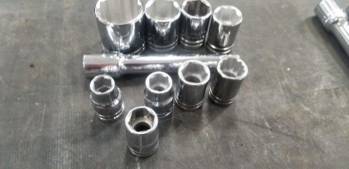 Used PROTO 1/2" SAE Socket Set #9 Made In USA