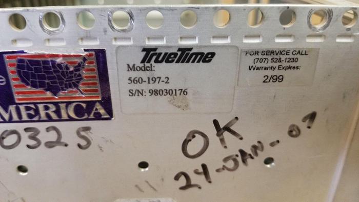 Used TrueTime 560-197-02 Chassis