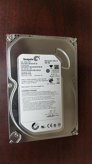 Used Seagate ST3500418AS 500GB 3.5" SATA Drive