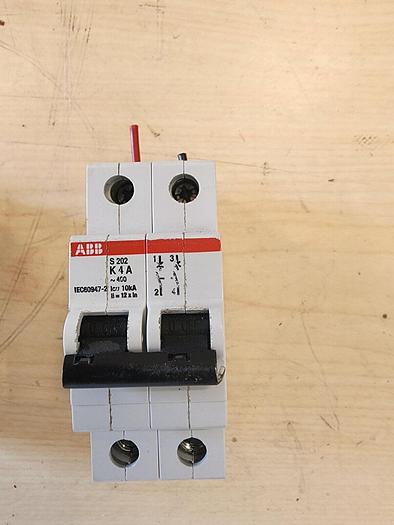 Used ABB S202K4A Circuit Breaker