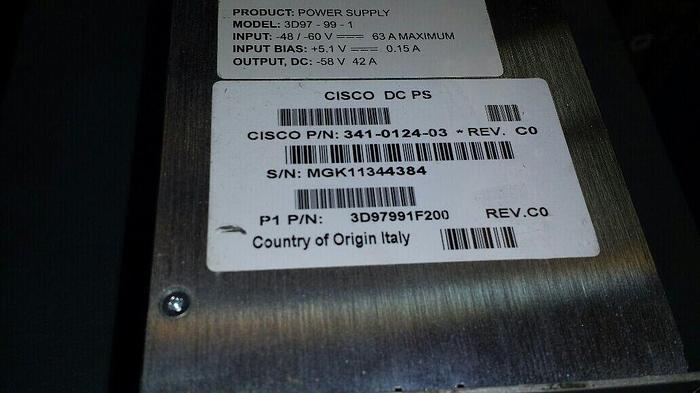 Used Cisco 341-0124-03  CNUPABGAAA