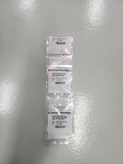 Fairview Microwave FMCN1231 BMA Plug Slide On Connector Lot of 5 NEW!