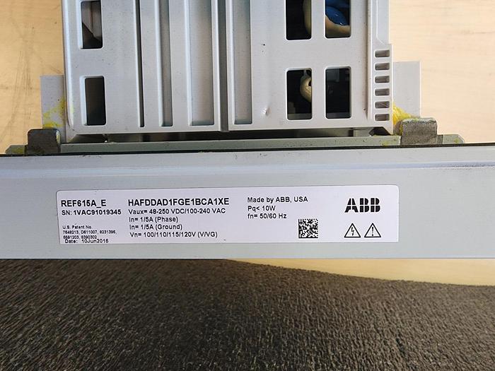 Used ABB REF615 Feeder Protection Relay REF615A_1E Unit #1