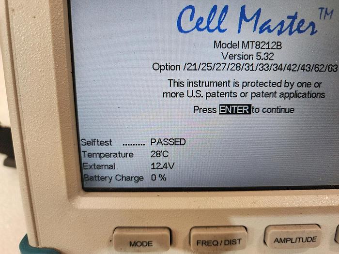 Used Anritsu MT8212B SiteMaster Many Options Unit #13