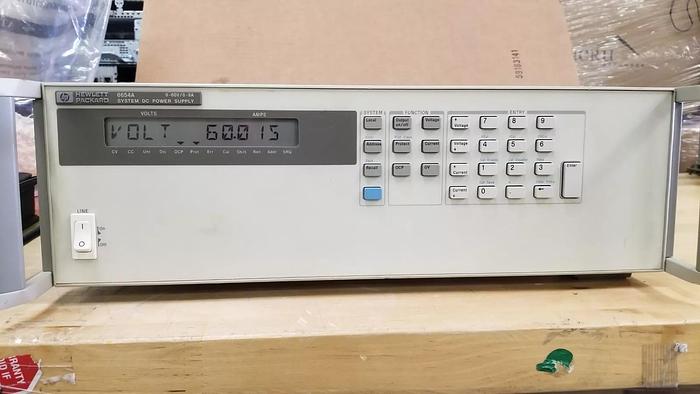 Used HP 6654A System DC Power Supply 0-60V/0-9A/1000W
