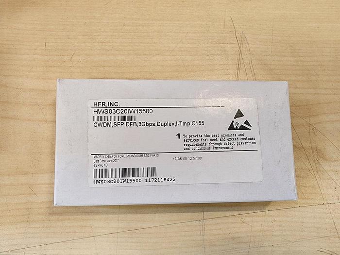 Used HFR, Inc. HWS03C20IW15500 SFP Module NEW!