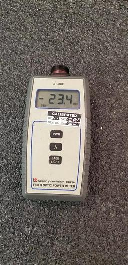 Used Laser Precision LP-5000 Fiber Optic Power Meter