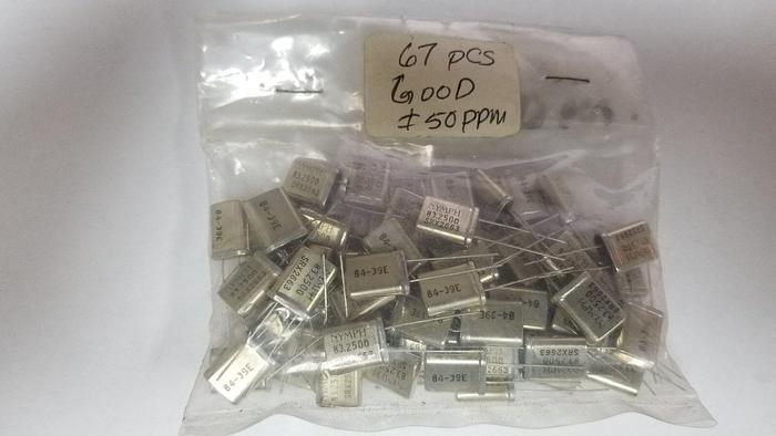 NYMPH SRX2663 83.2500MHz Crystal Lot of 67 NEW!