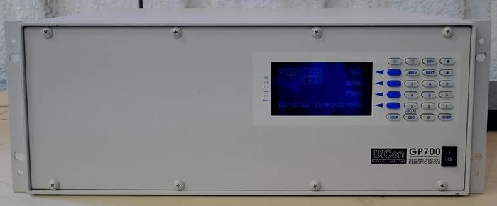 Used DiCon GP700 Fiber Optic Switch Version 2.23 w/ TX and RX Ports