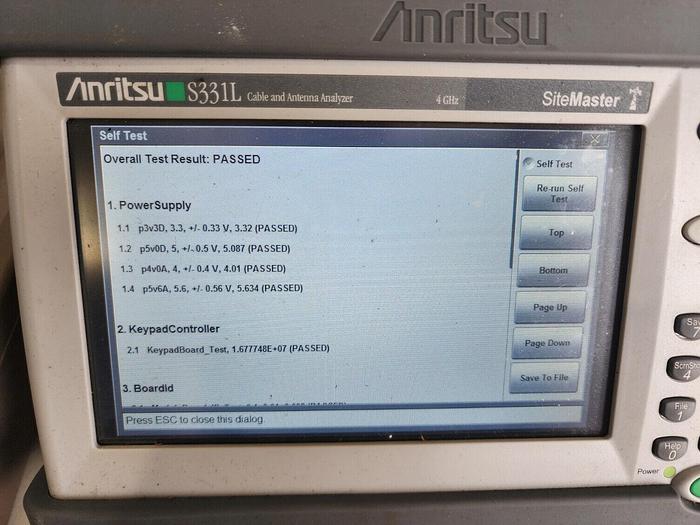 Used Anritsu S331L SiteMaster 4GHz Cable and Antenna Analyzer Unit #5