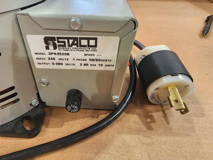 Used STACO 3PN2520B VARIAC Variable Transformer