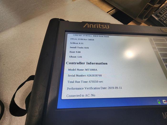 Used Anritsu MT1000A NetworkMaster PRO with MU100020A OTDR Nice!