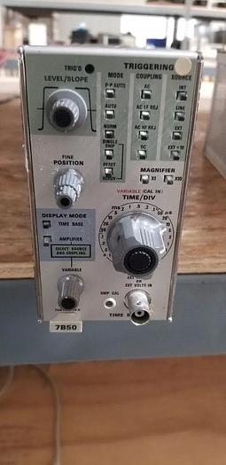 Used Tektronix 7B50 Time Base Plug In Unit #1 READ!