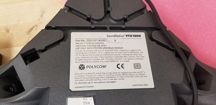 Used PolyCom VTX1000 SoundStation