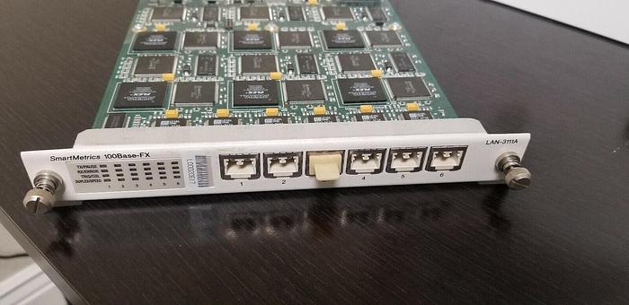 Used Spirent LAN-3111A SmartMetrics 100Base-FX Module