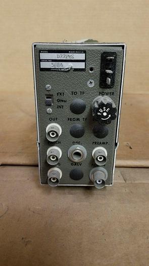 Used Unholtz-Dickie D22PMS Charge Amplifier Powers UP!