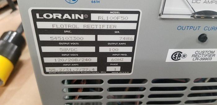 RELTEC RL100F50 Rectifier