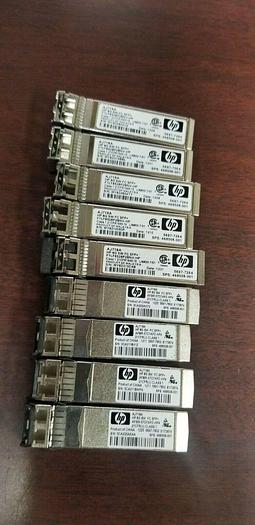 Used HP AJ718A SFP Modules Lot of 9