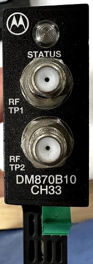 Used Motorola ARRIS GX2-DM870B10/CH33 DWDM Narrowcast Transmitter