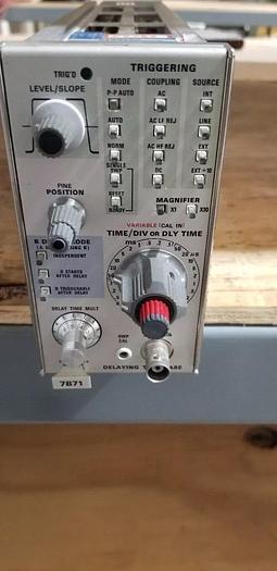 Used Tektronix 7B71 Delaying Time Base Plug In