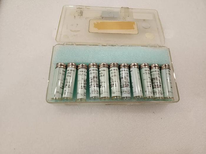 Used Thread Wire Gage Set .3887mm-2.1648mm