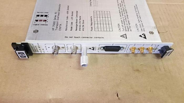 Used HP E1671A SONET/SDH Transport OH Generator