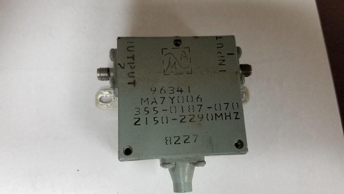 Used Microwave Associates MA7Y006 2150-2290MHz Microwave Isolator