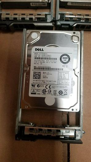 Used Dell 0MTV7G 300GB 2.5" 6Gbps 10K SAS Drives Lot of 3