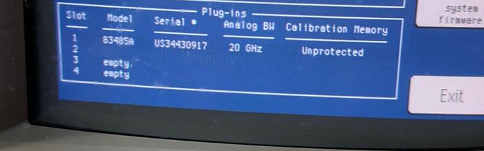 Used HP / Agilent 83485A OPT 034 Optical/Electrical Module to 20GHz *GUARANTEED*