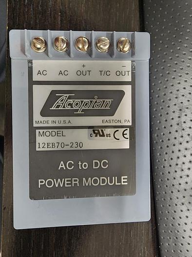 Used Acopian 12EB70-230 AC-DC Power Module
