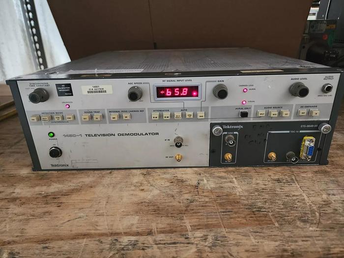 Used Tektronix 1450-1 Television Demodulator READ!