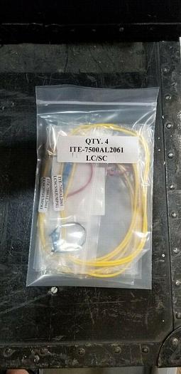 FiberTools LC/SC Simplex SM 1 Meter Cables with DATA Lot of 4 NEW!