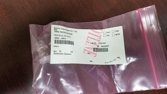 Agilent 16092-24012 Screw Kit