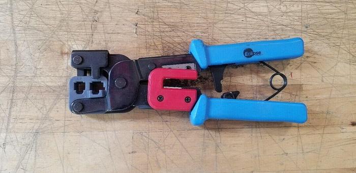 Used Eclipse RJ45 Crimp Tool