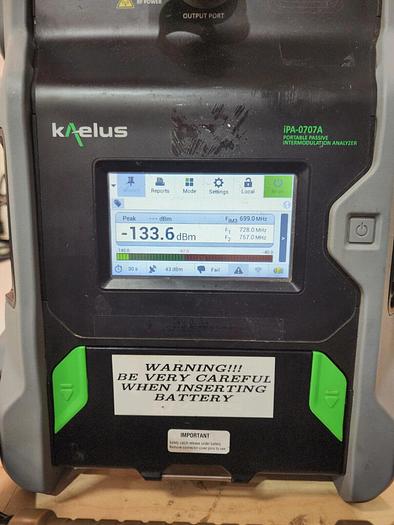 Used KAELUS IPA-0707A Portable PIM Analyzer Unit #4 READ!!