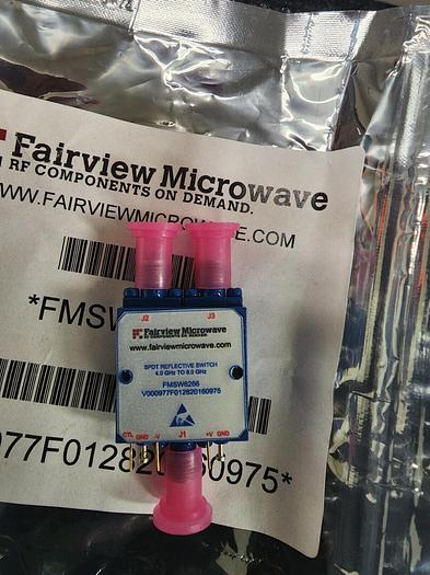 Fairview Microwave FMSW6266 SPDT 4-8GHz Pin Diode Switch NEW!!