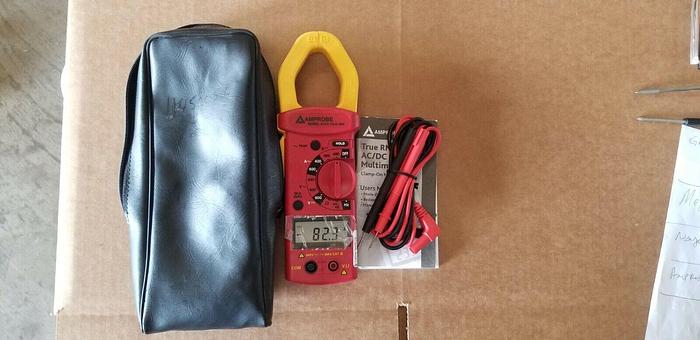 Used AMPROBE AC68C True RMS AC/DC Clamp Multimeter with Leads Unit #28