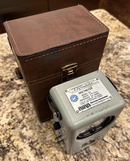 Used Bird Technologies Model 43 Thruline RF Wattmeter W/ CASE #5