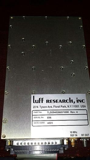 Used Luff Research TLS09402860/100K Frequency Synthesizing Module