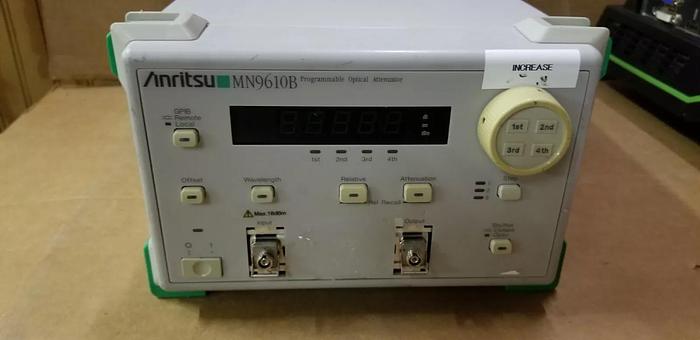 Used Anritsu MN9610B Optical Attenuator Will Not Power On