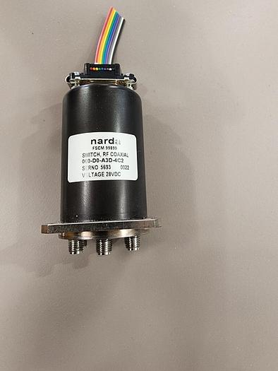 Used Narda 060-D0-A3D-4C2 28V SP6T RF Switch