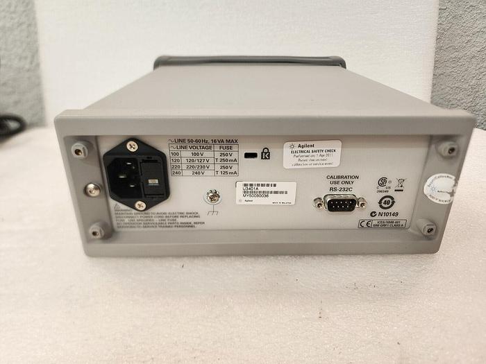 Used HP/Agilent U3401A 4.5 Digit Dual Display Multimeter Tested Good Unit #2