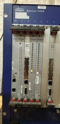 Used SPIRENT ABACUS 5000 Test System READ!
