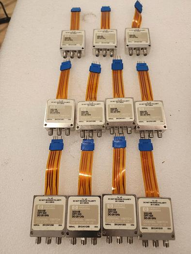 Used HP/Agilent 33314B Option 024 DC-20GHz RF Switch Lot of 11 Pieces!