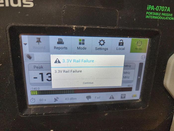 Used KAELUS IPA-0707A Portable PIM Analyzer Unit #1 READ!!