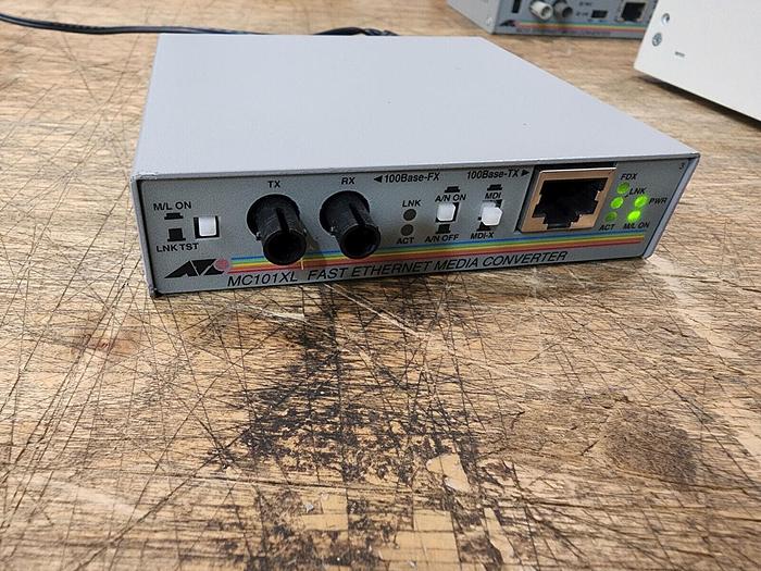 Used Allied Telesyn AT-MC101XL Media Converter Unit #2