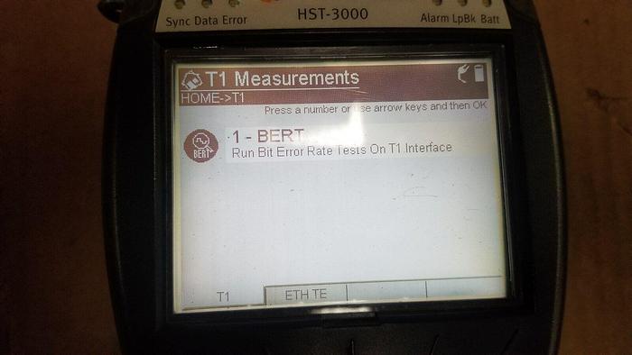 Used JDSU/Acterna/VIAVI HST-3000 with SIM T1 Module Unit #46